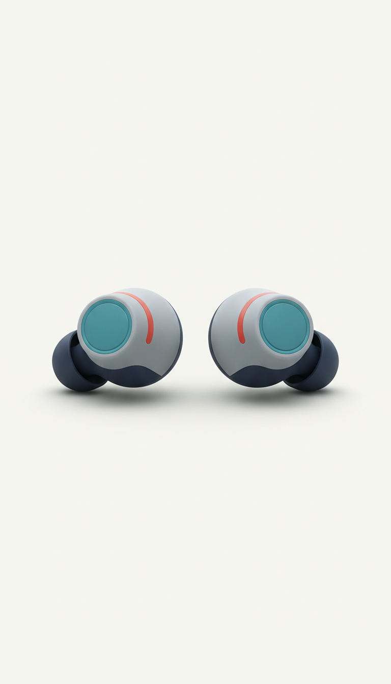 Wireless earbuds with active noise cancellation