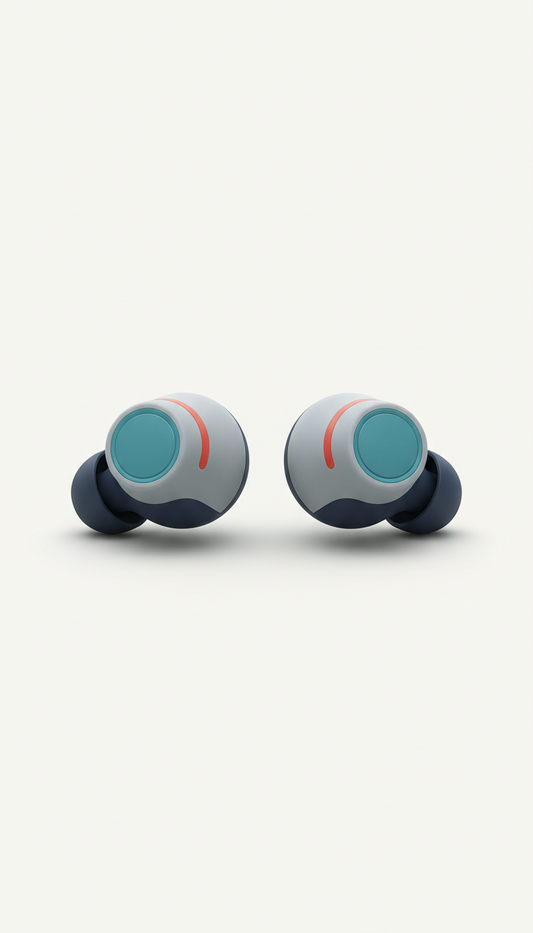 Wireless earbuds with active noise cancellation