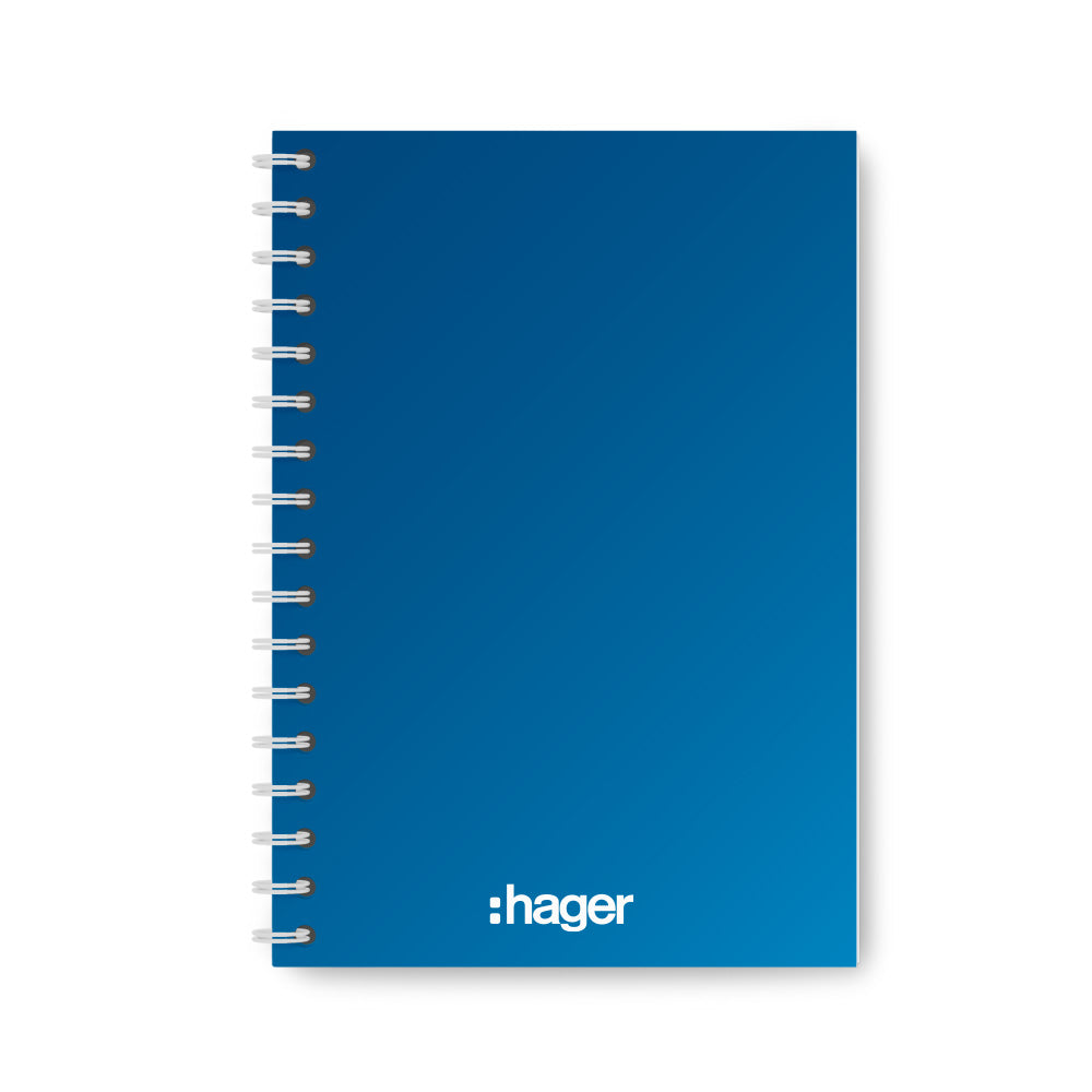 B008 (A5 Soft Cover Spiral Notebook - 50 Sheets)