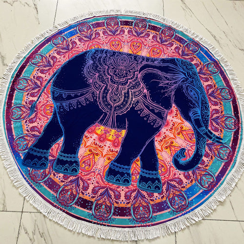 LS161 (Round Sublimated Beach Towel)
