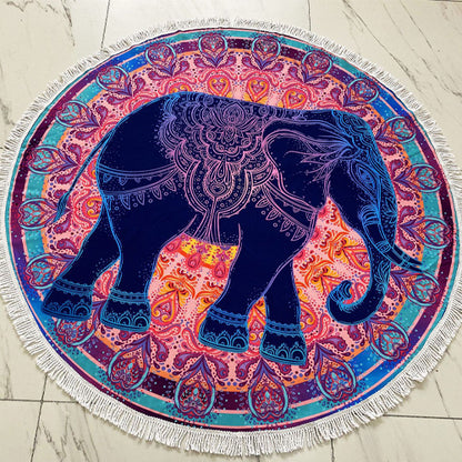 LS161 (Round Sublimated Beach Towel)